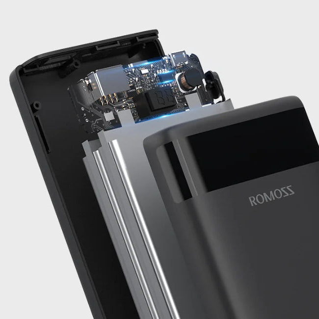 ROMOSS 20000mAh Power Bank with LCD Display & Fast Charge